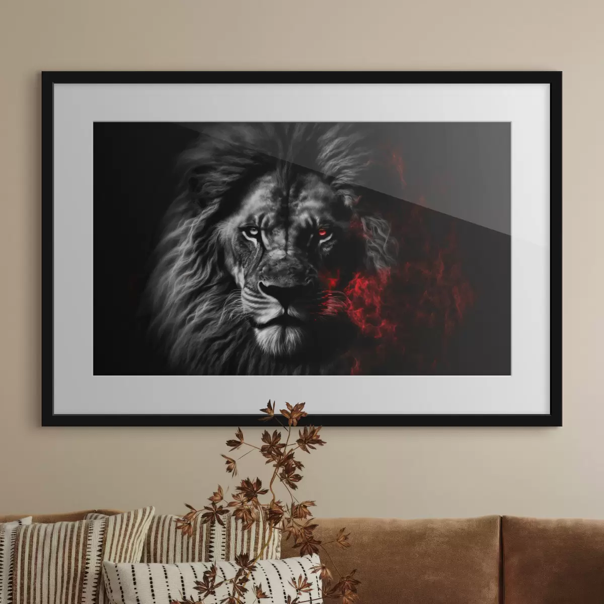 Poster Ungezähmtes Feuer f33095