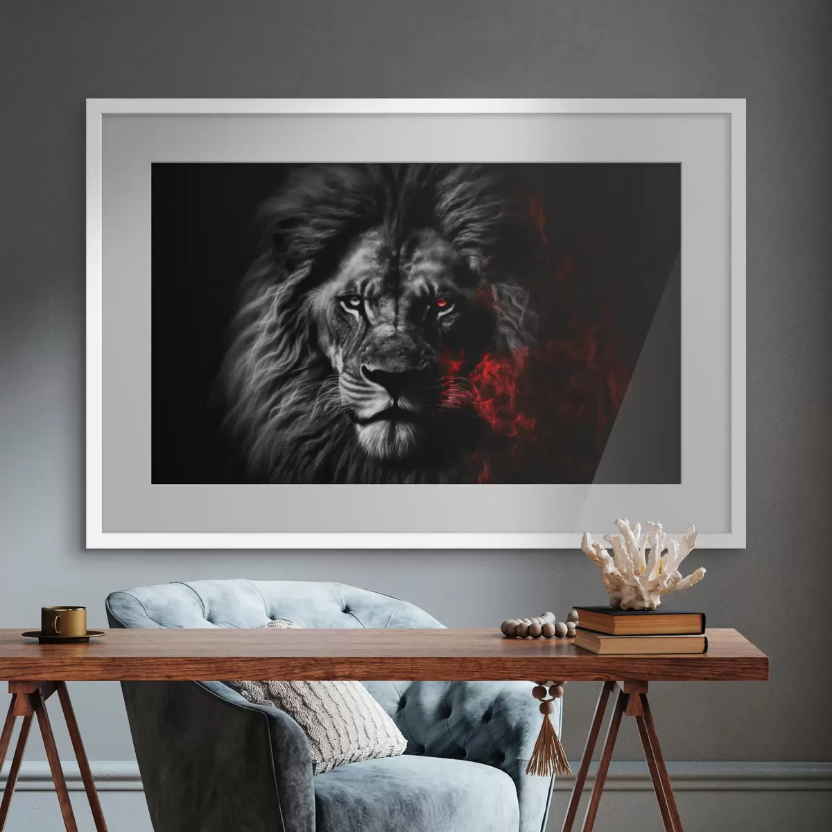Poster Ungezähmtes Feuer f33095