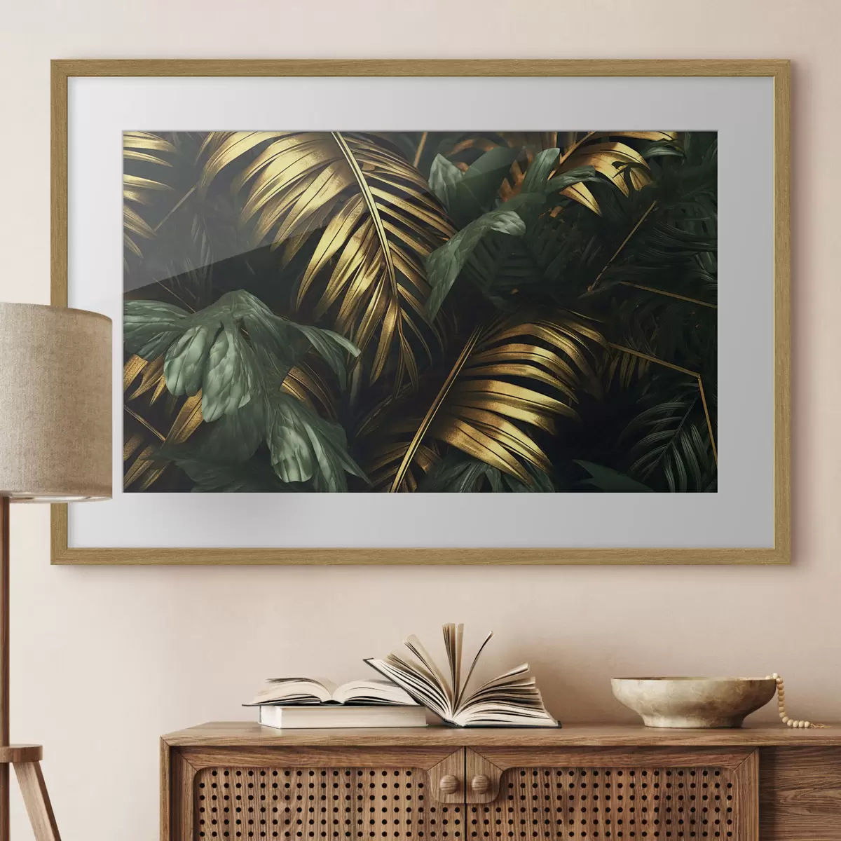Poster Tropisches Blattwerk f36293
