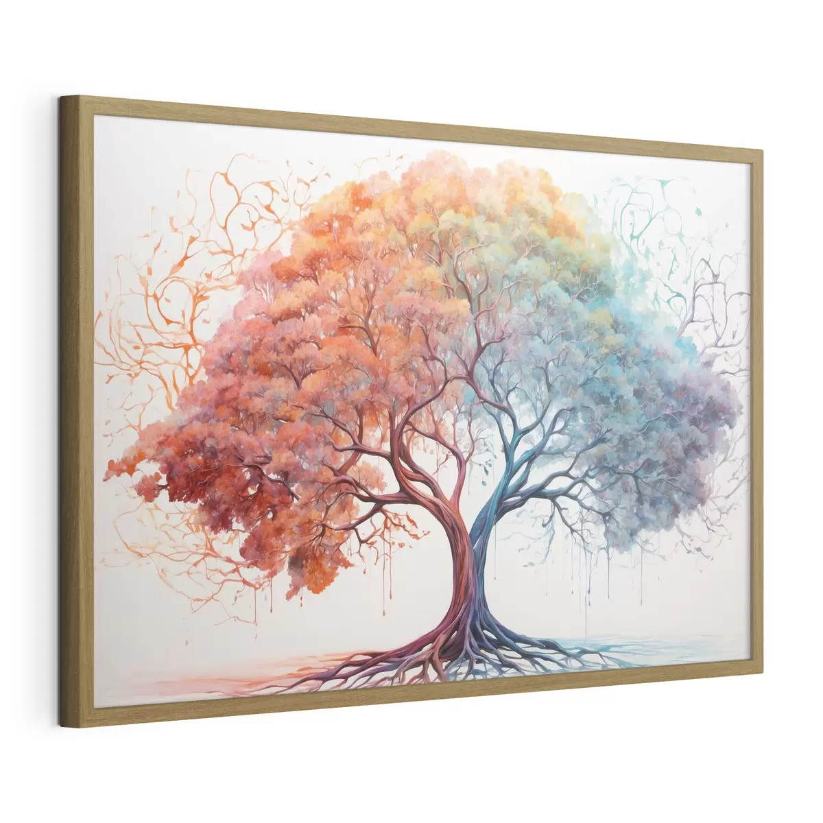 Poster Regenbogenbaum f36444