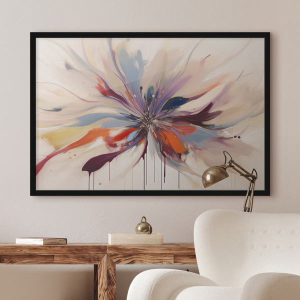 Poster Abstrakte Blume, Posters Blumen und Pflanzen, f36806 : Uwalls