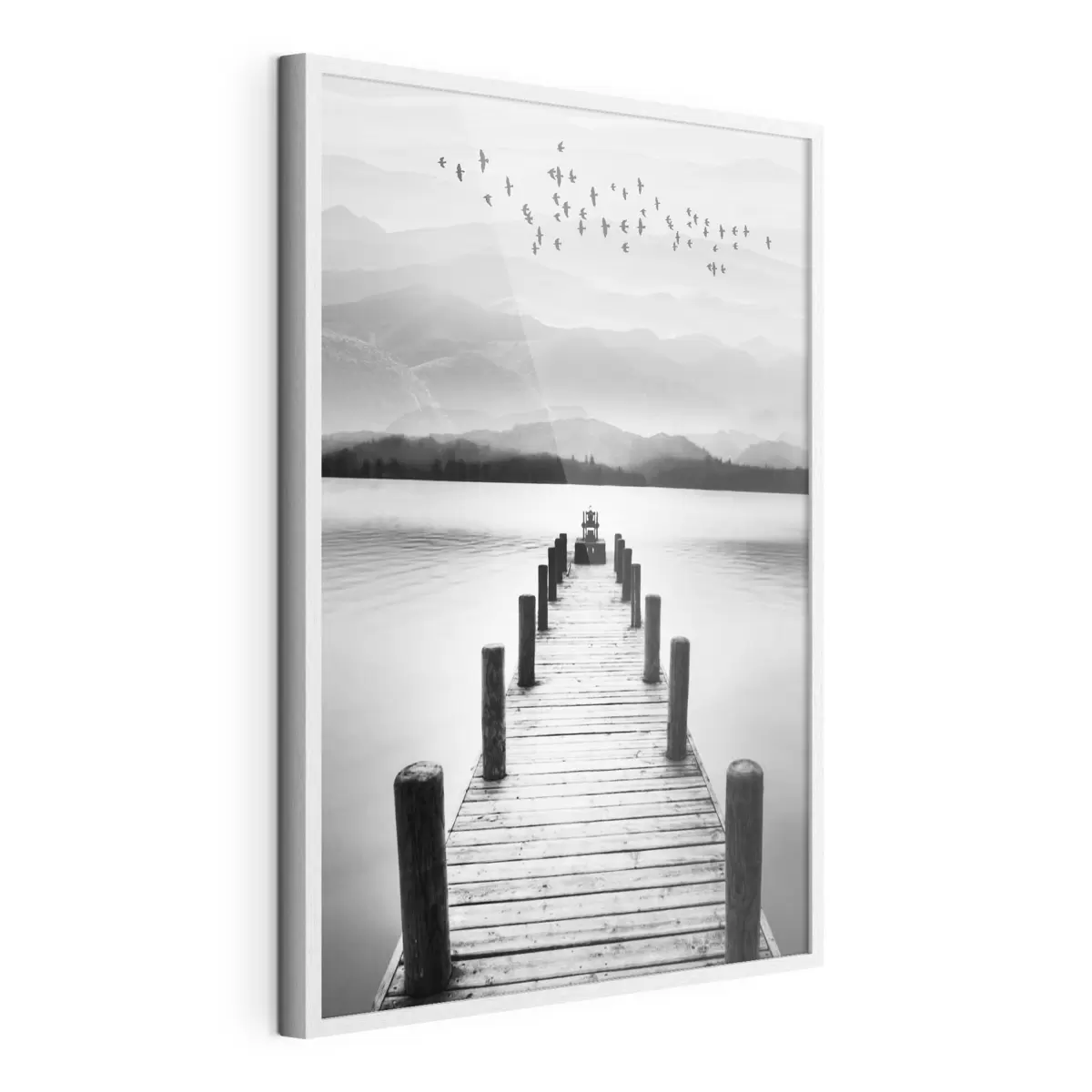 Poster Pier am See f03914
