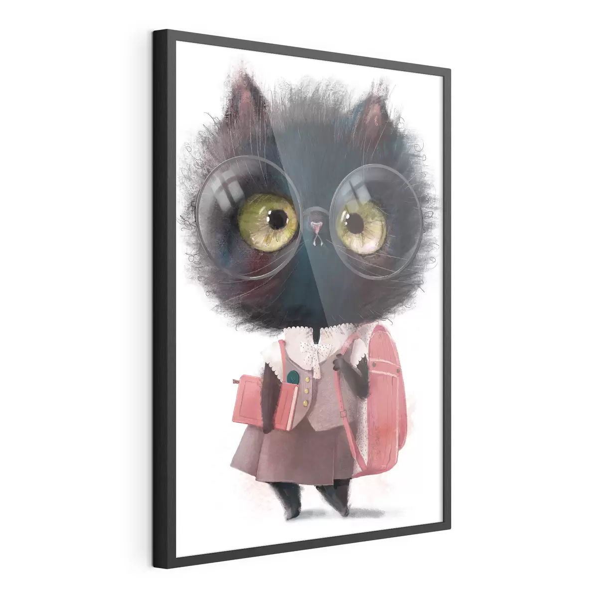 Poster Katze und Pause f34994