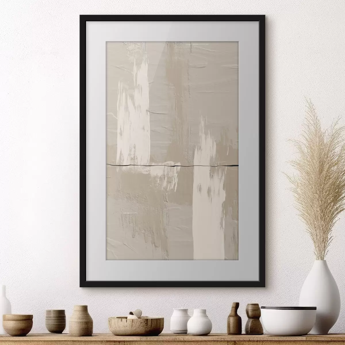 Poster Linien und Leuchten f36304