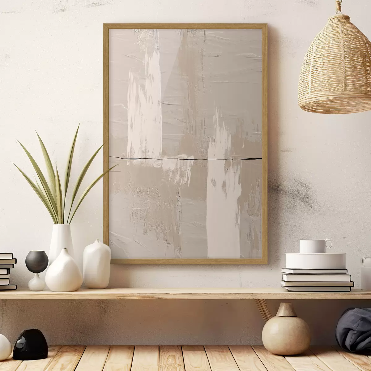 Poster Linien und Leuchten f36304