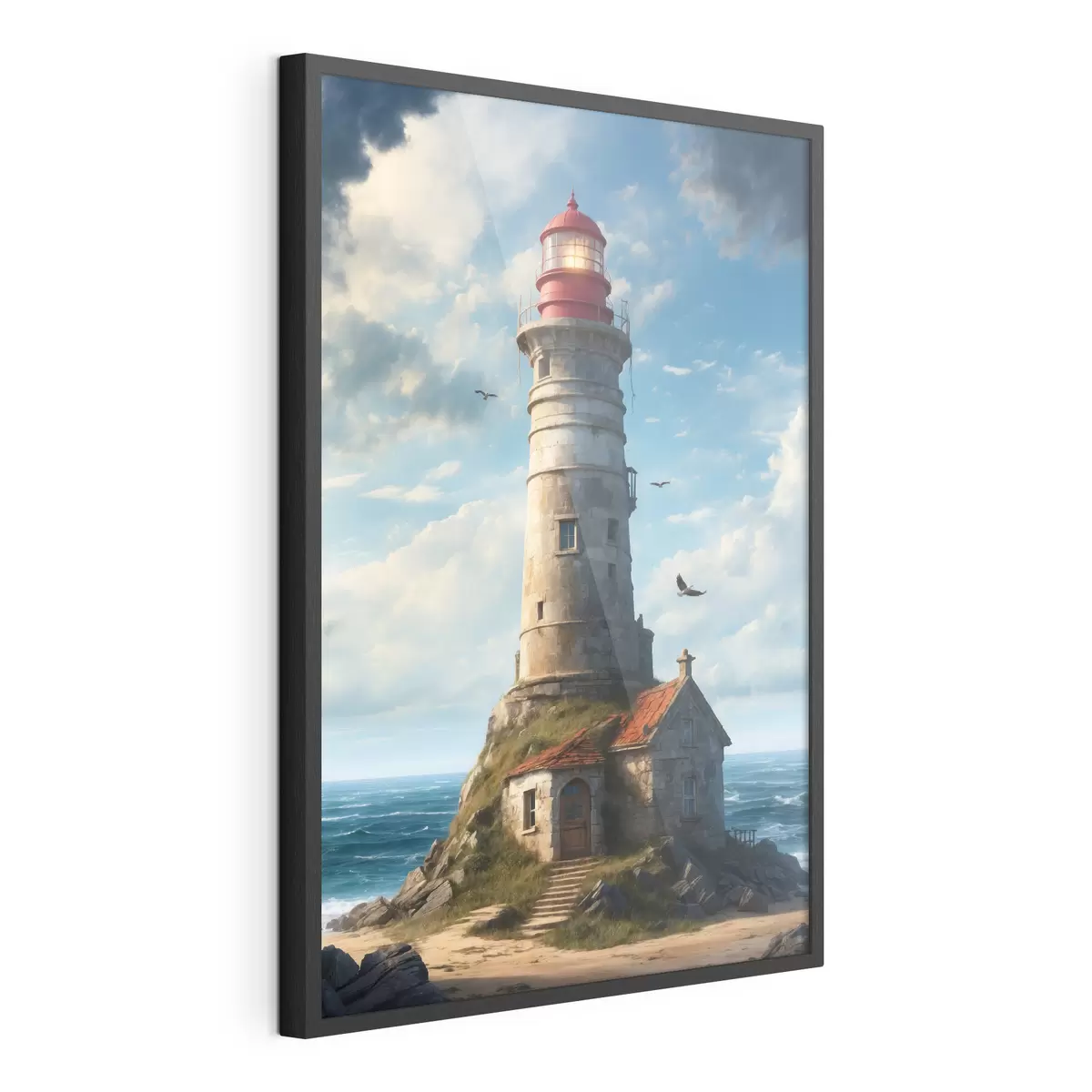 Poster Leuchtturm der Heimkehr f36448