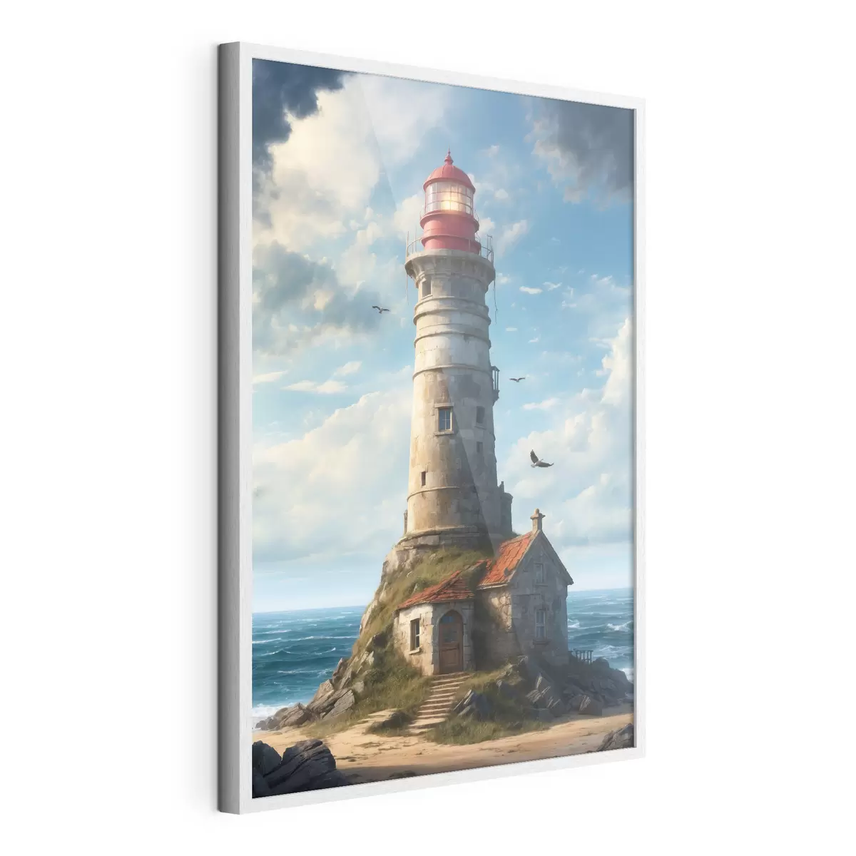 Poster Leuchtturm der Heimkehr f36448