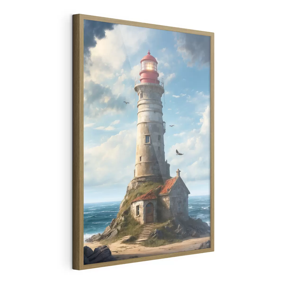 Poster Leuchtturm der Heimkehr f36448