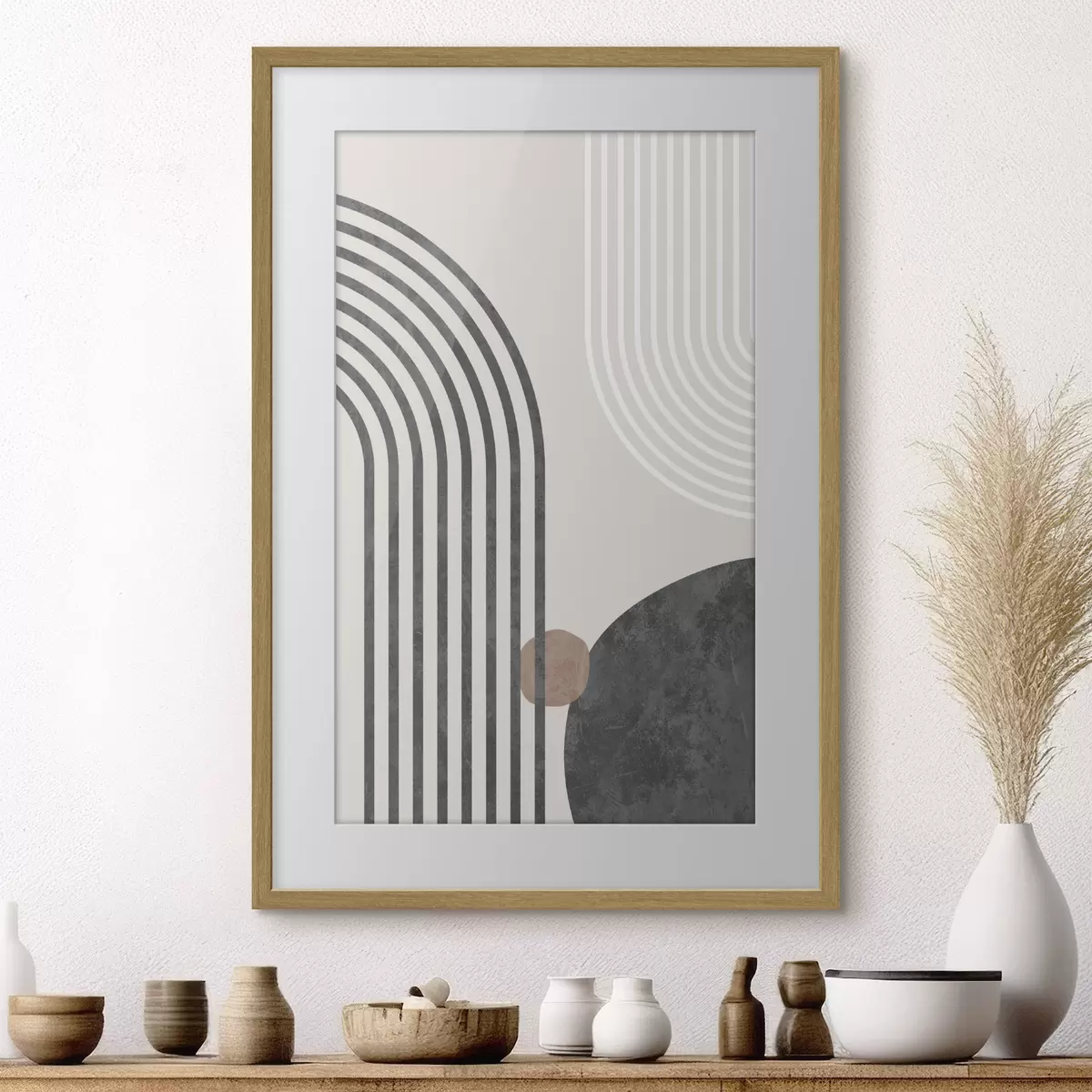 Poster Bögen im Kontrast f36493