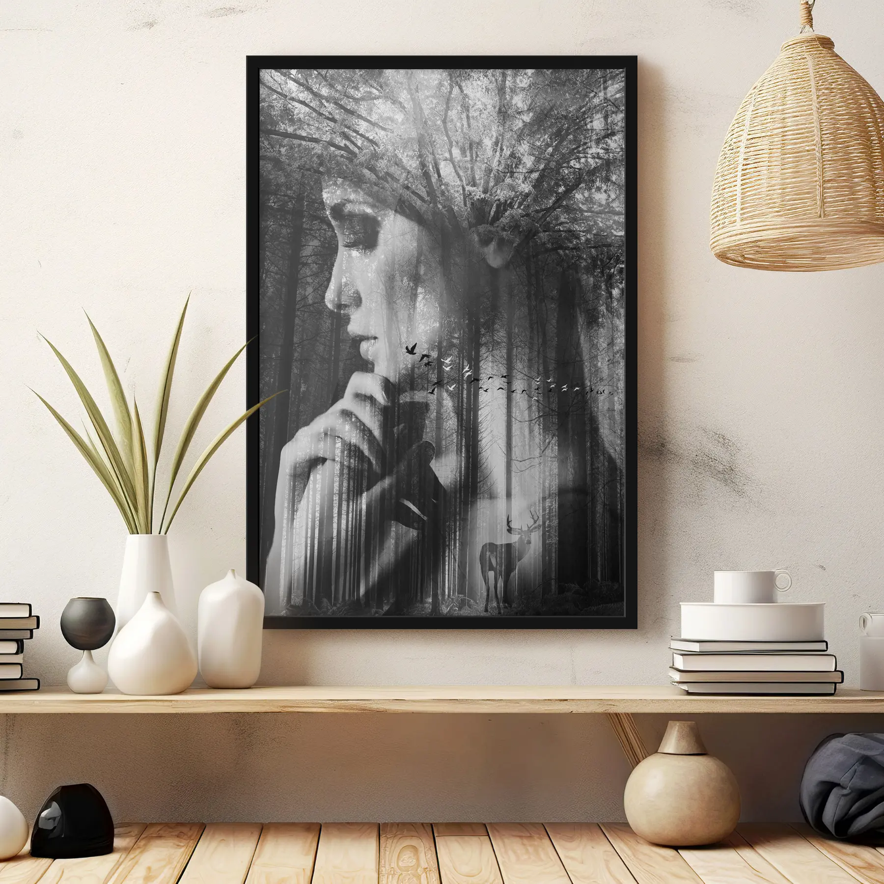 Fototapete Waldnymphe f02754