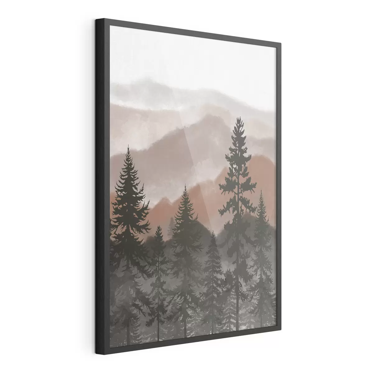 Poster Berge im warmen Licht f37017v2