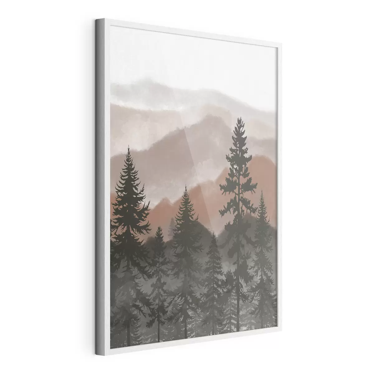 Poster Berge im warmen Licht f37017v2