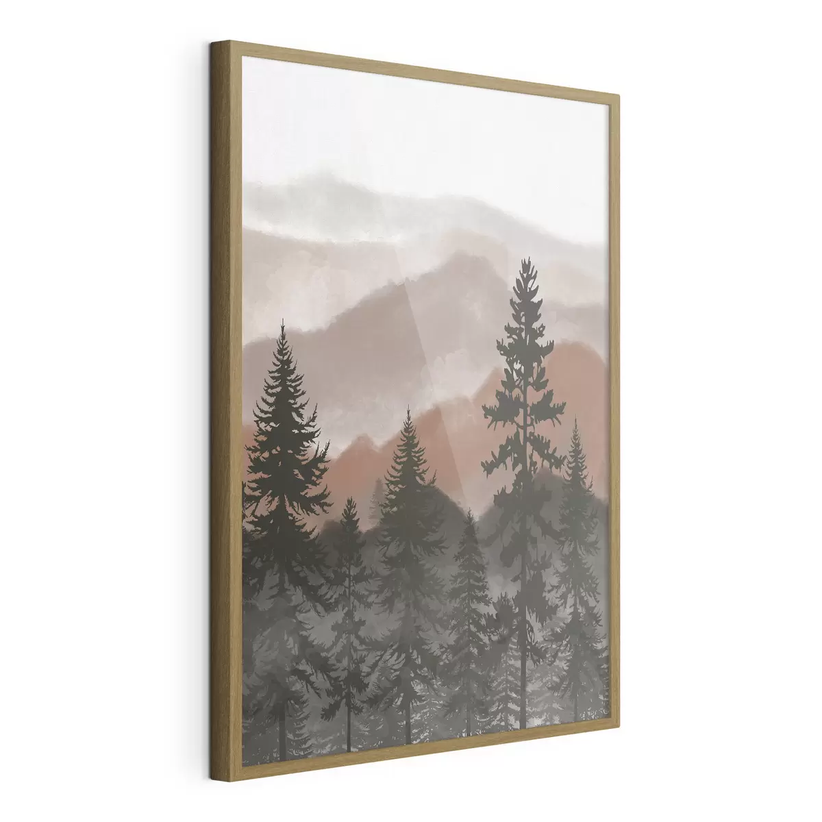 Poster Berge im warmen Licht f37017v2