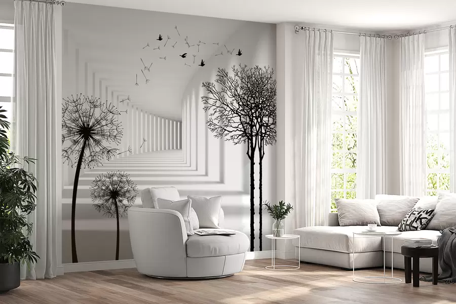 Fototapete Tiefe und Licht u37803d1