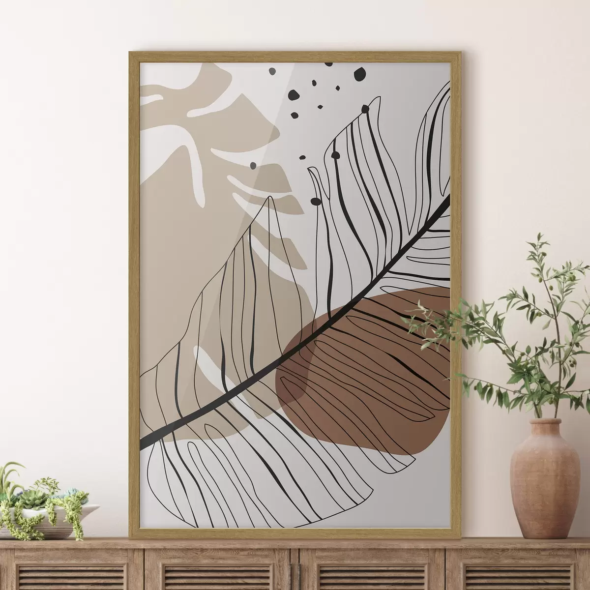 Poster Abstrakte Pflanzen f37029