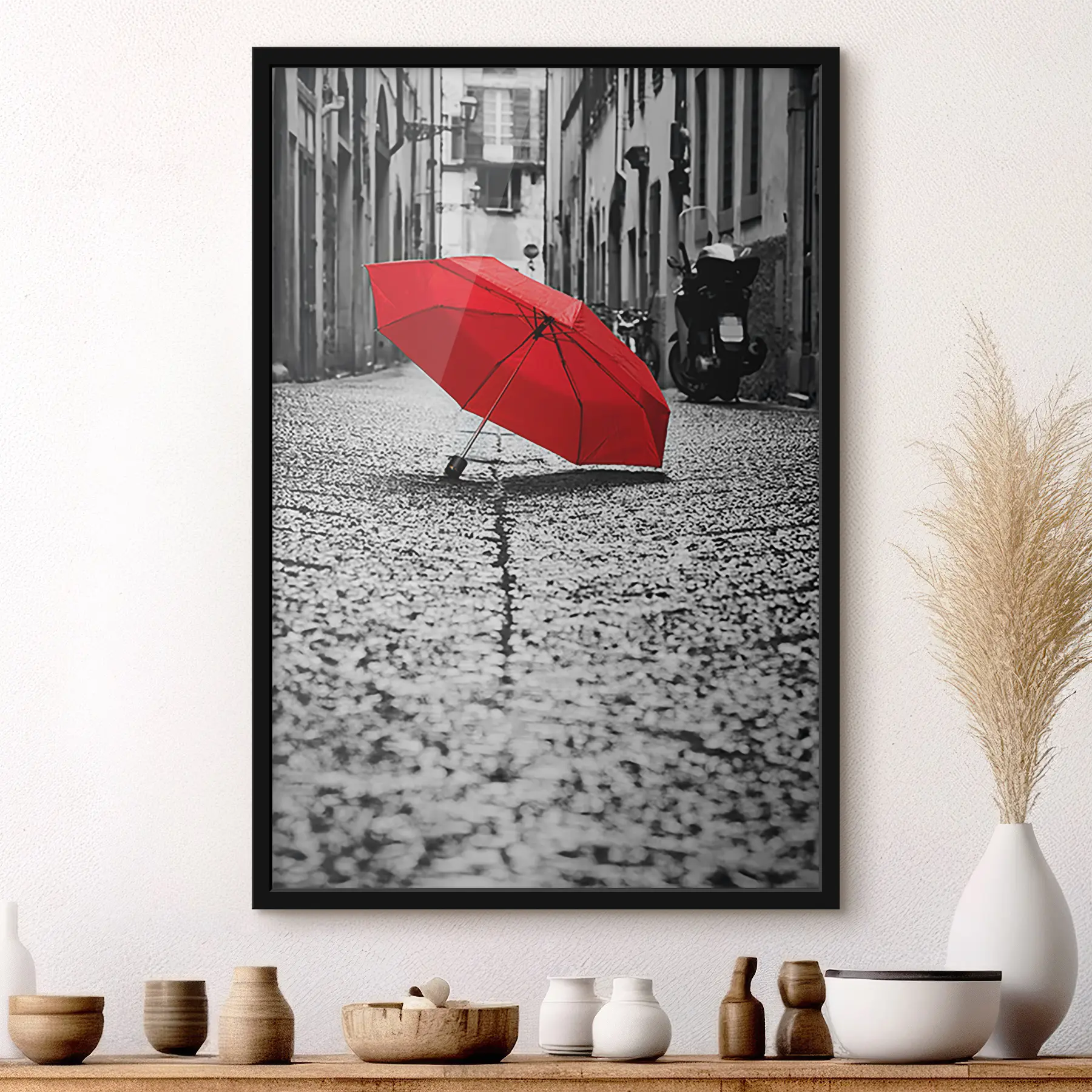 Fototapete Roter Regenschirm f37299