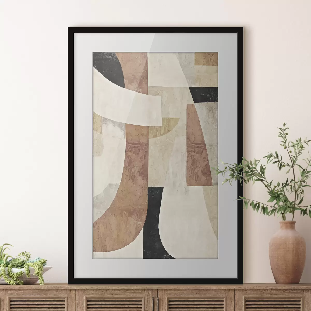 Poster Texturierte geometrische Abstraktion f37284