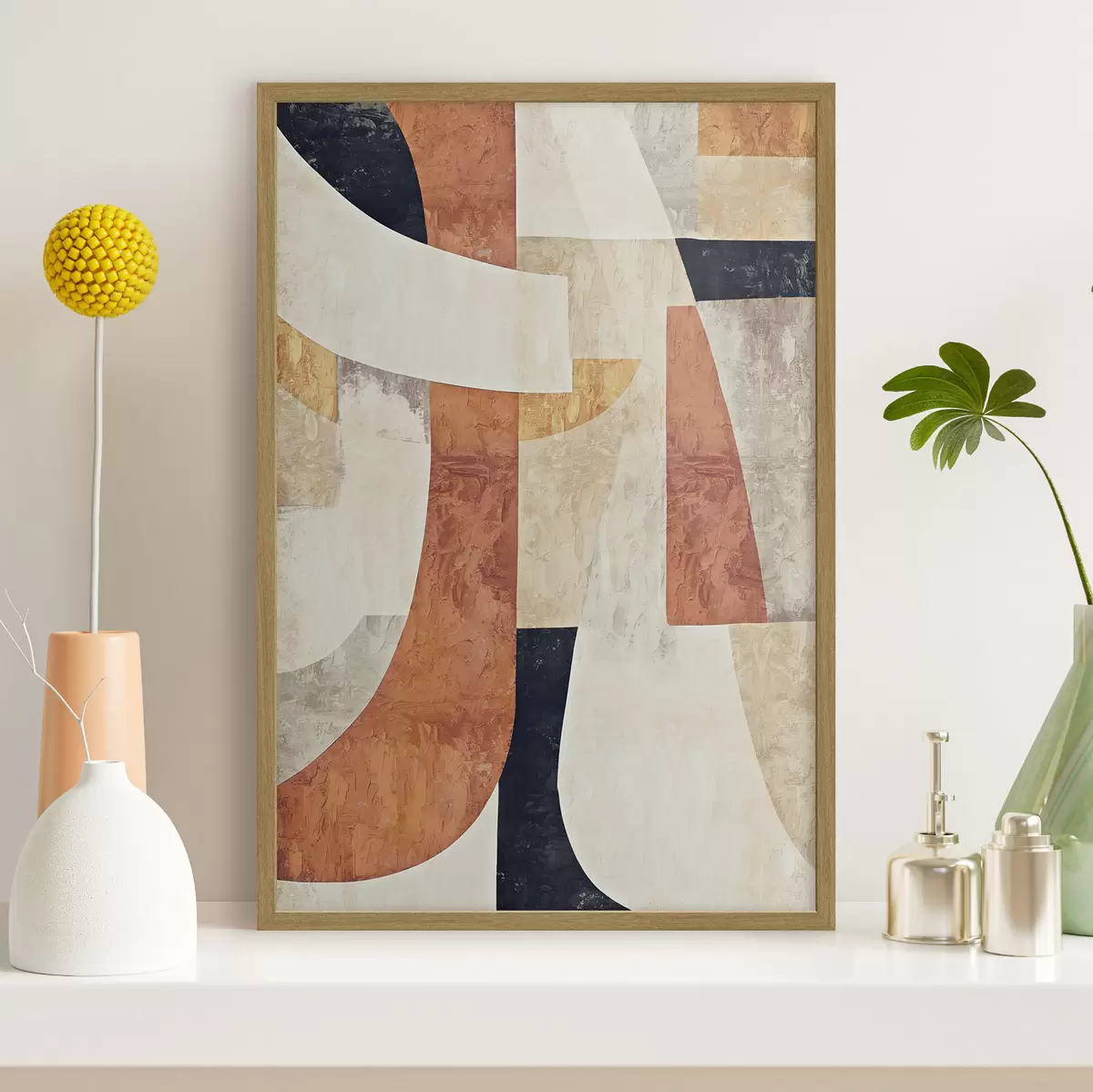 Poster Texturierte geometrische Abstraktion f37284