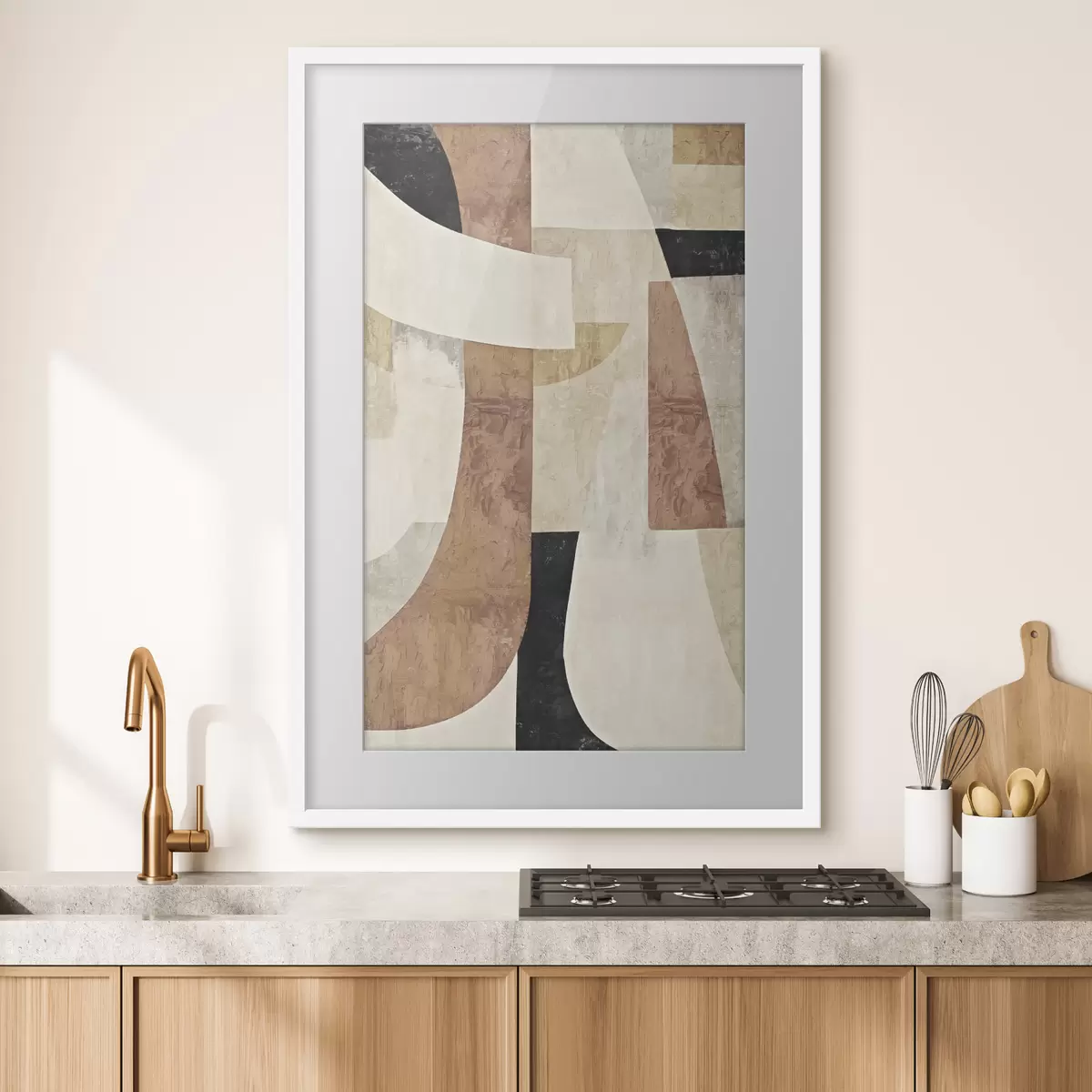 Poster Texturierte geometrische Abstraktion f37284