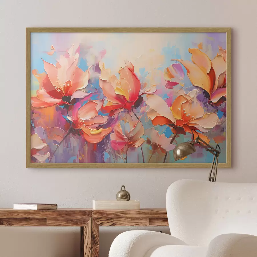 Fototapete Aquarellierte Blumen f37535