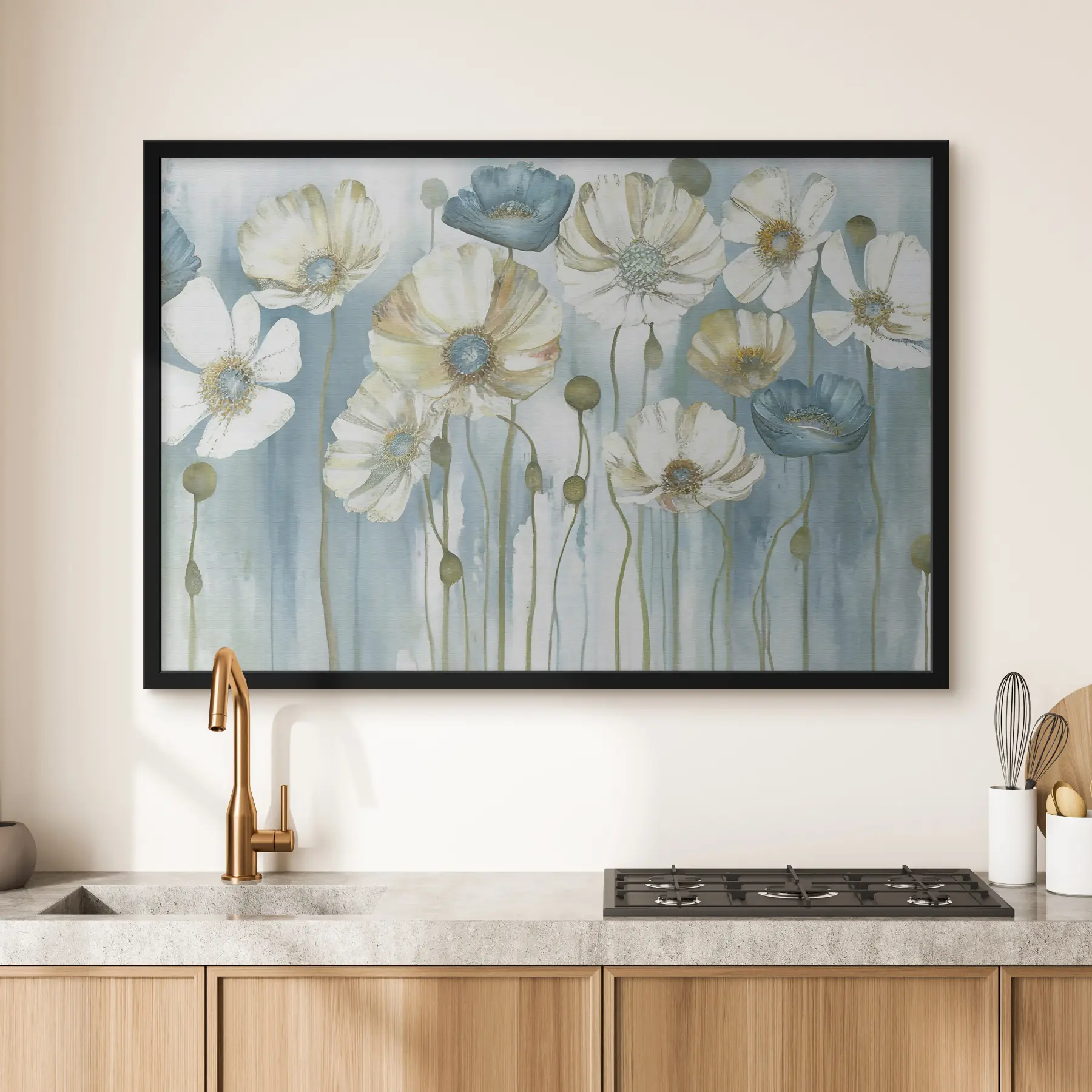 Fototapete Aquarellierte Blumen f37537