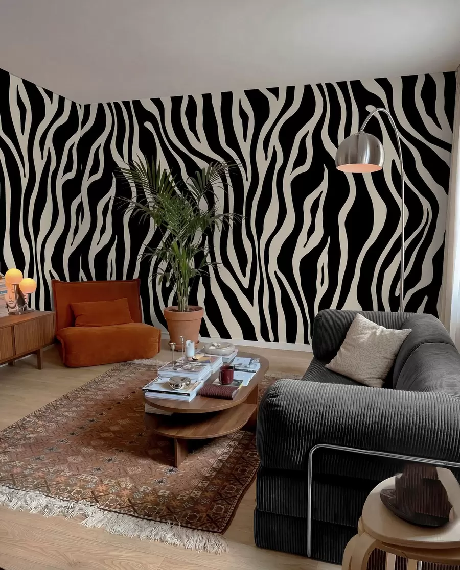 Fototapete Zebrastreifen in Elfenbein u99173v3